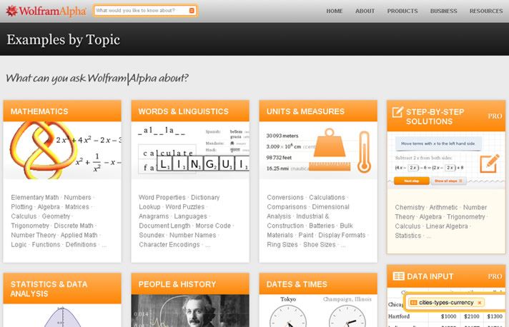 wolfram alpha creenshot 2